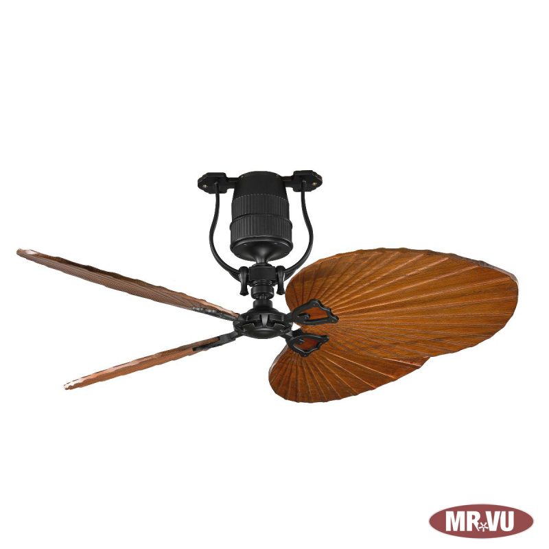 吊扇靠近天花板:如何選擇離天花板的距離? quat-tran-canh-la-palm-1-600x600 (4)